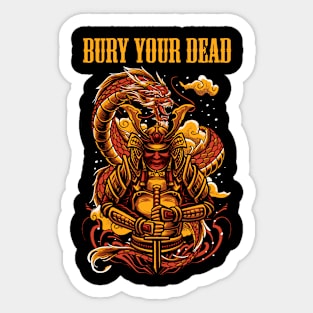 BURY YOUR DEAD MERCH VTG Sticker